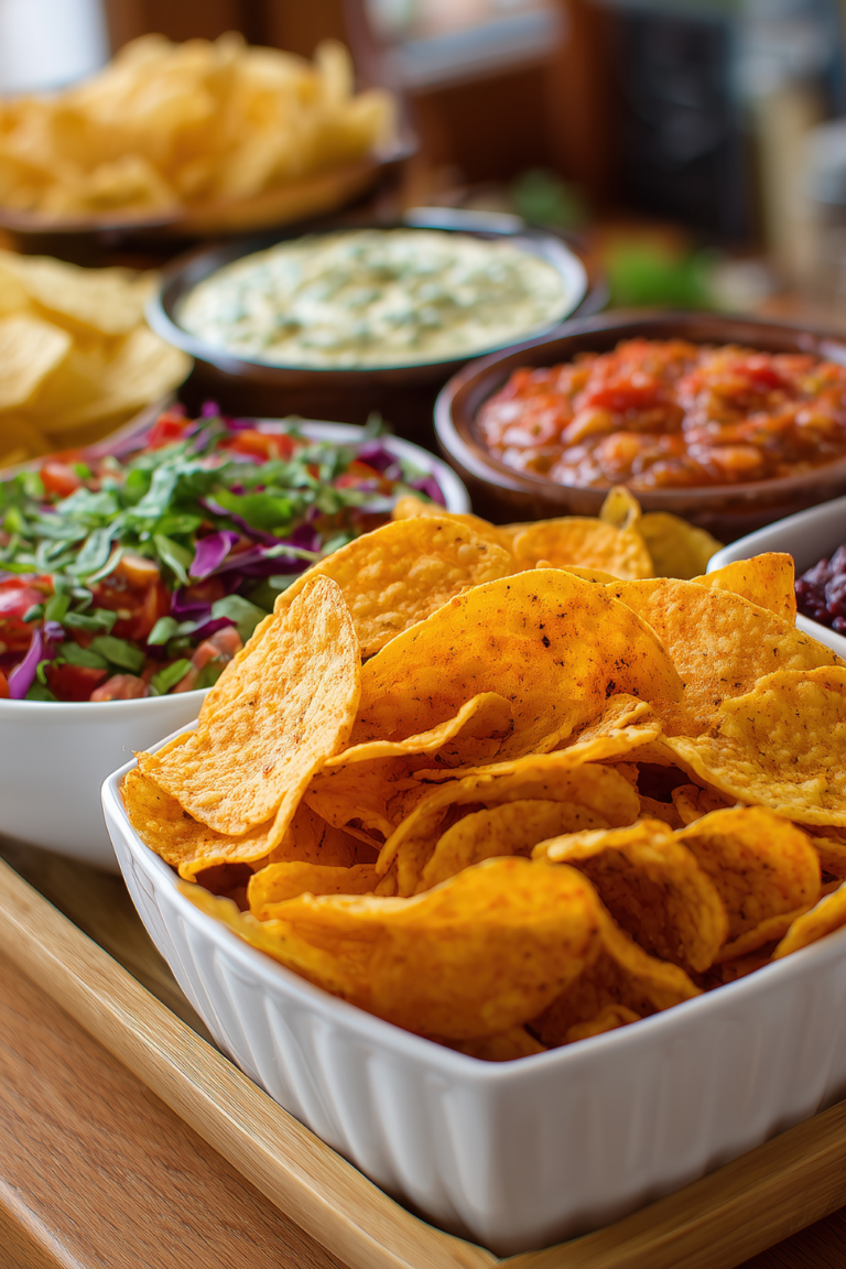 Super Bowl party food ideas with dips appetizers and snacks