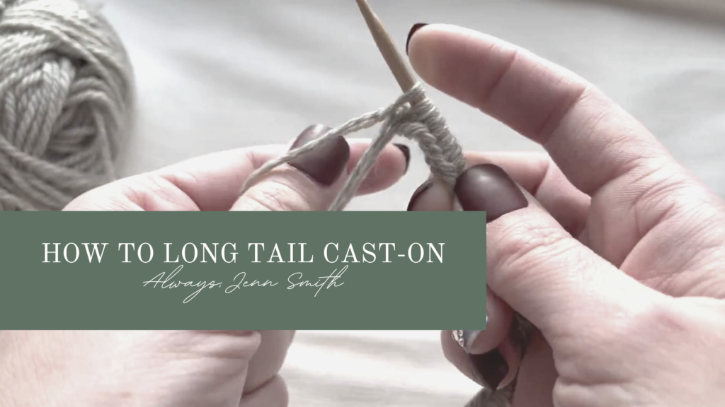How to Long Tail Cast-on Blog Banner