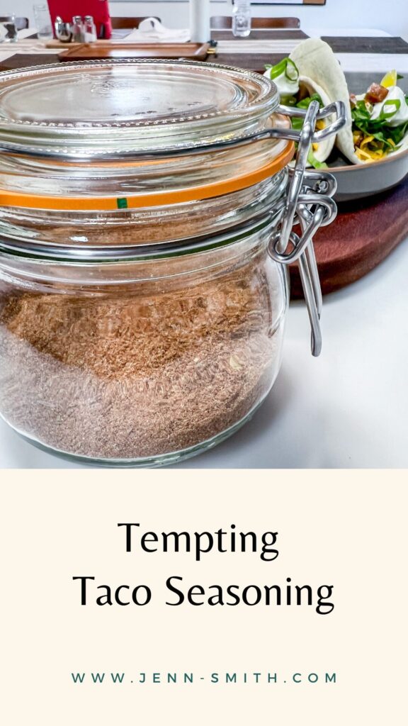 Tempting Taco Seasoning Pinterest Pin