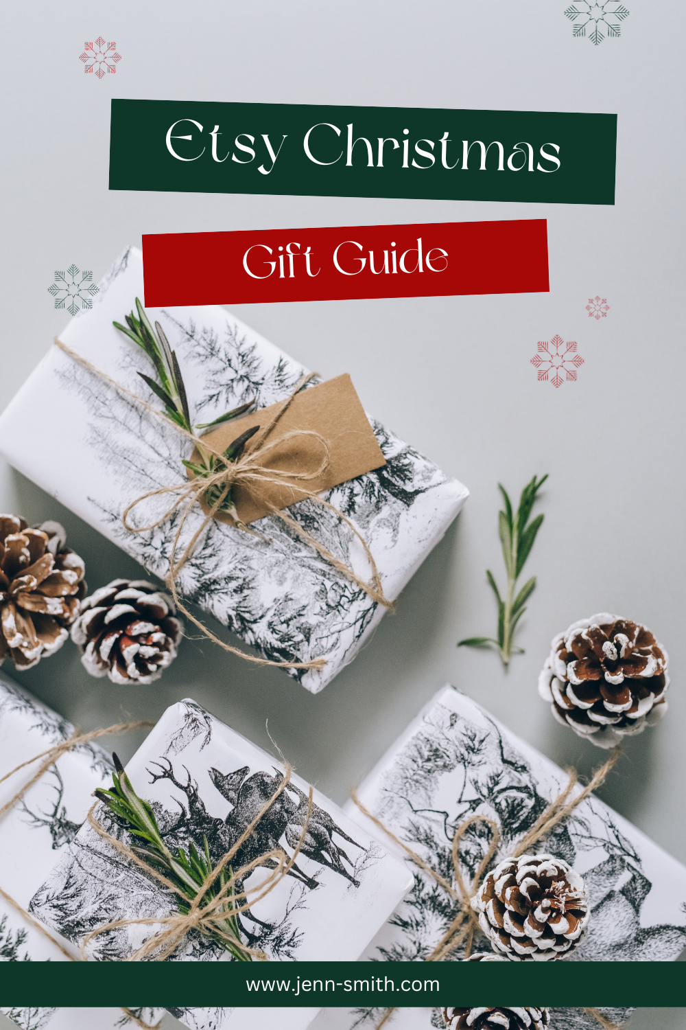 Etsy Christmas Gift Guide Pinterest Pin