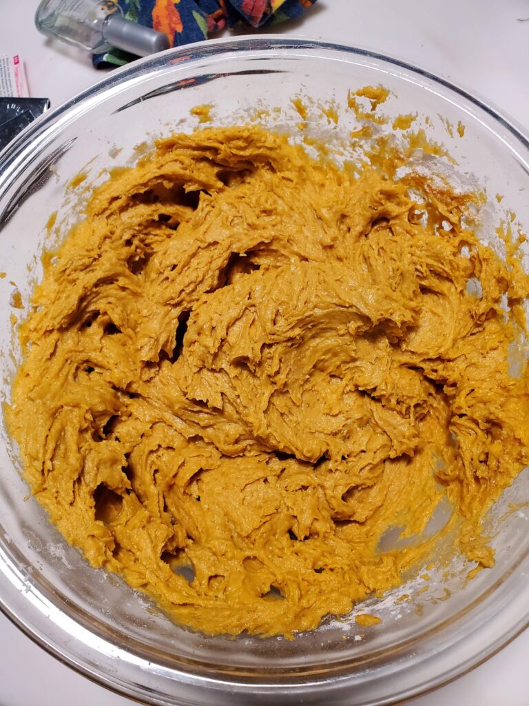sifted flour added