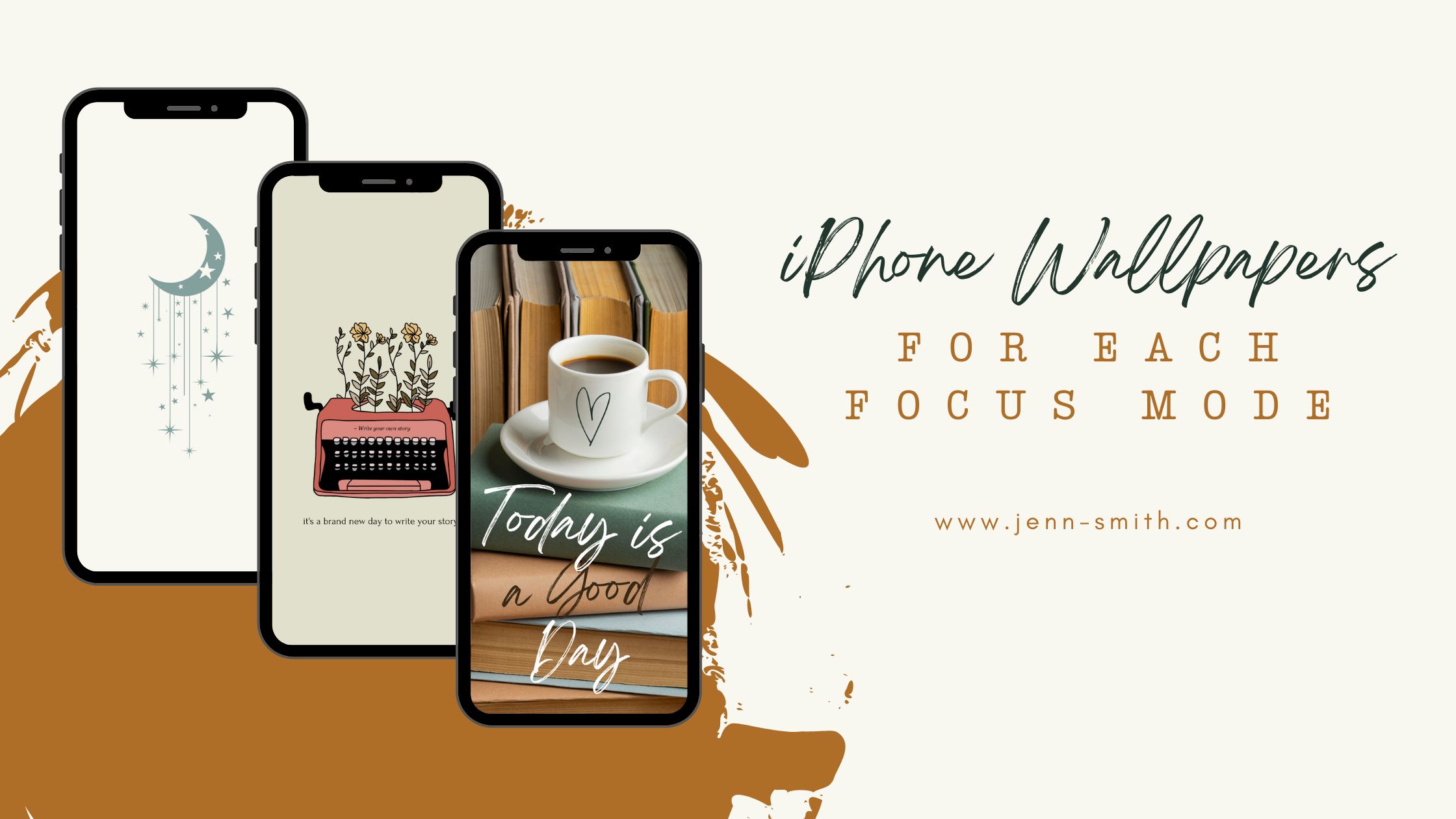 iPhone-Wallpapers-For-Each-Focus-Mode with three go the wallpapers on phone screens