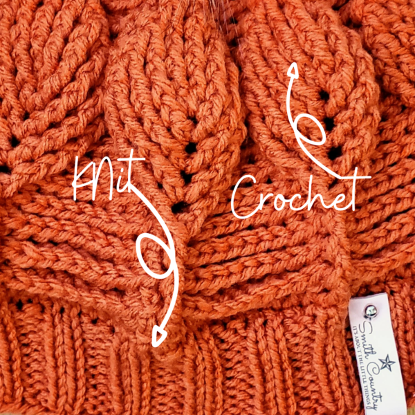 Birch Leaf Cowl and Beanie Set Crochet Pattern - Image 3