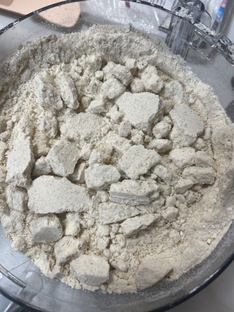 all dry ingredients after being mixed.