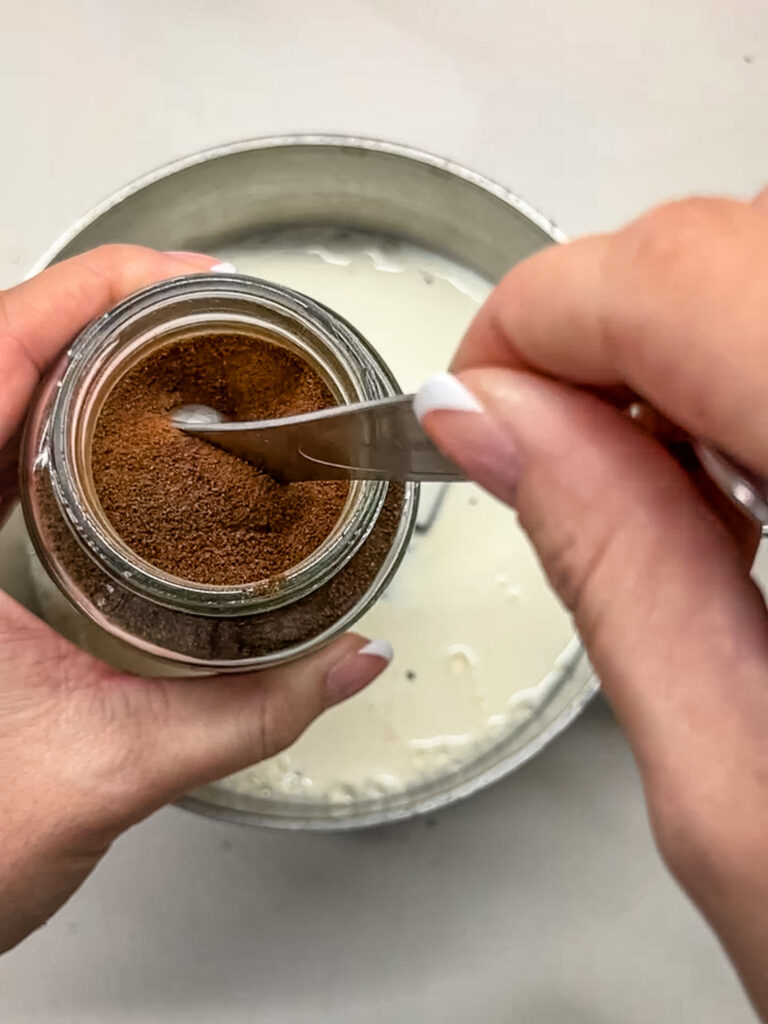 espresso being added to the pot
