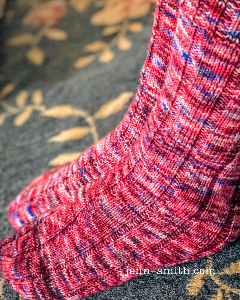 Knit Tube Socks by Miss Wool Knits