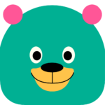 Khan Academy Kids logo. If clicked, it will take you to the Apple App Version of Khan Academy. This link is an Apple Services Affiliate. You will not be charged for downloading this link at all.