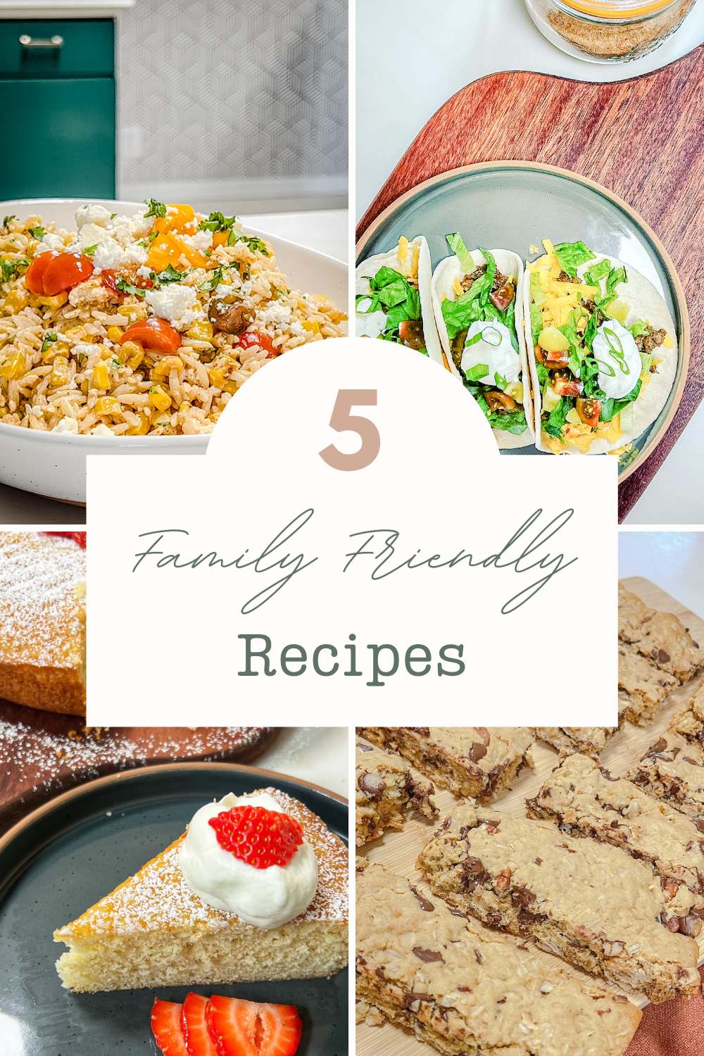 Family Friendly Recipe Pinterest Pin