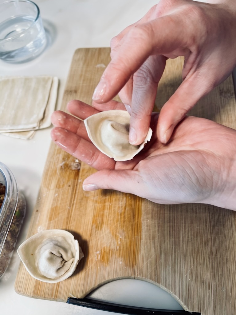 image of the wonton almost done.