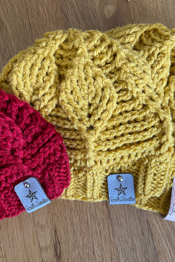 Birch Leaf Beanie (Kid, toddler & baby sizes) Pattern - Image 5
