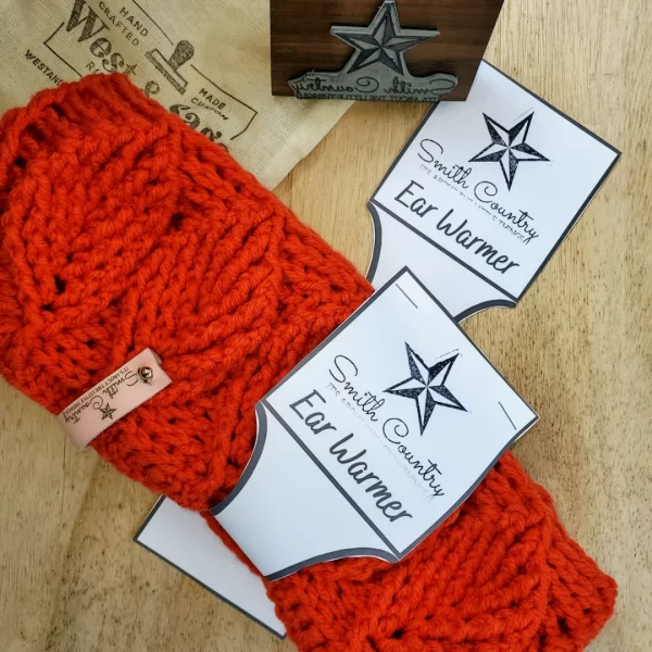 Birch Leaf Ear Warmer Image 3 - tags