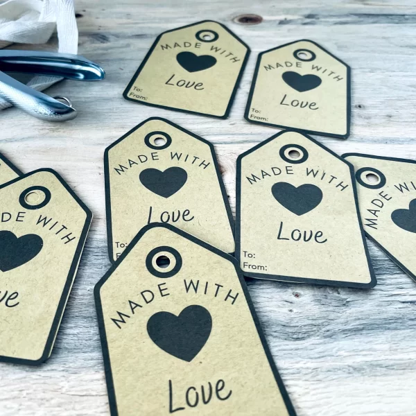 Handmade with Love Tags - Image 4