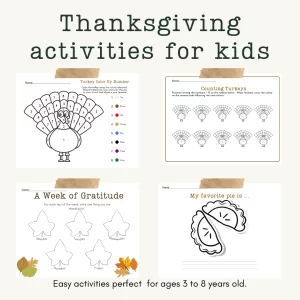 Thanksgiving Activities For Kids