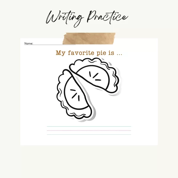 Image of the writing practicie