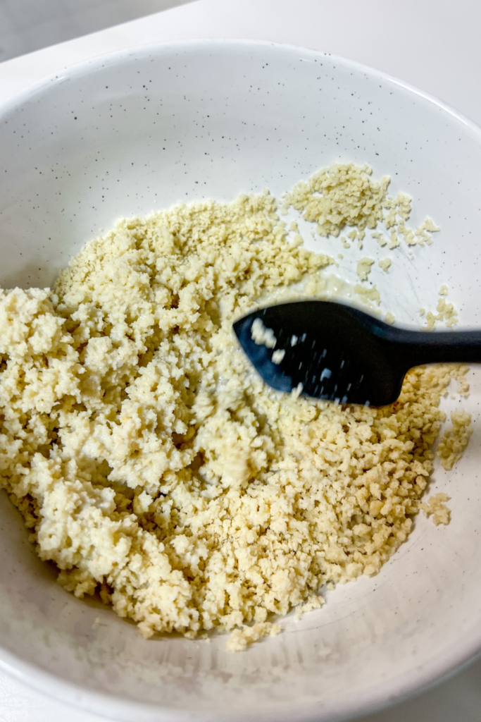 panko and milk mixture