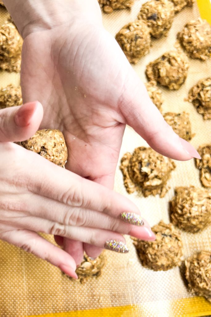 finishing rolling a Snack Bite