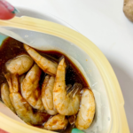 Chinese Five Spice Marinade on shrimp in a silicone bag