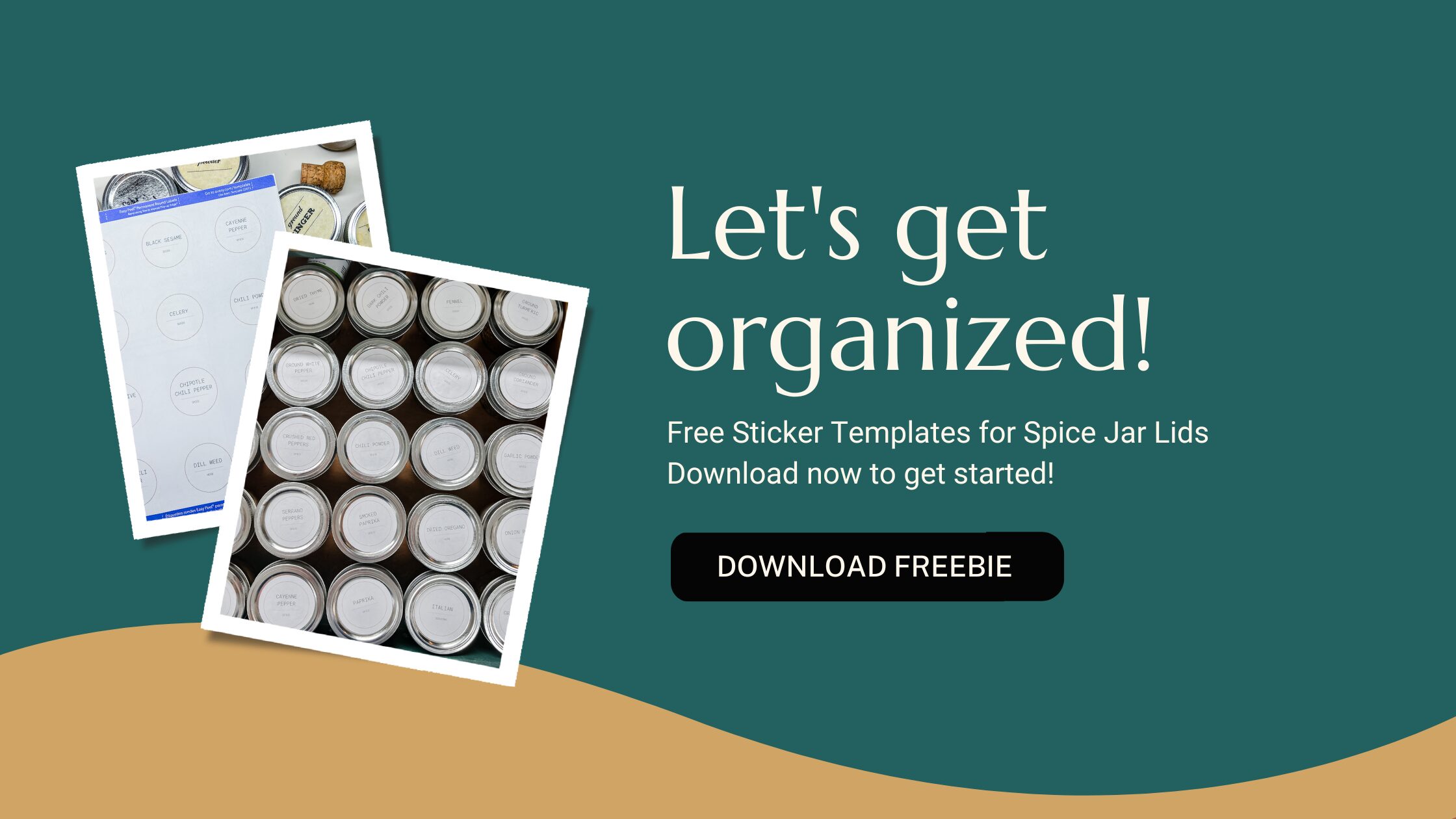 Free mason jar Labels Blog Banner