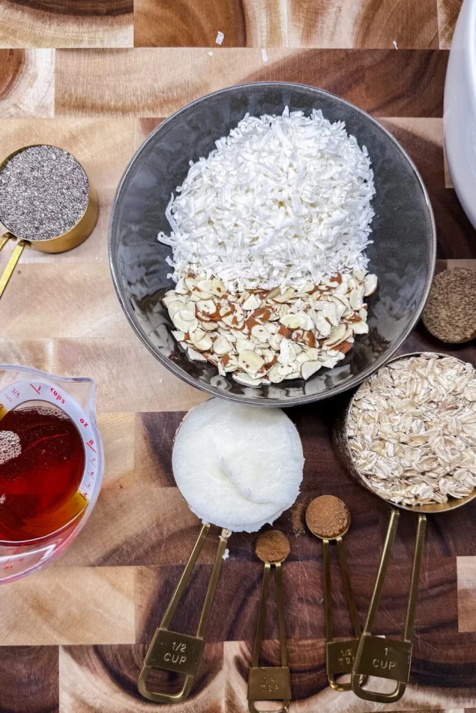 Homemade Granola Ingredients