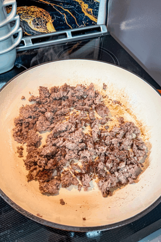 sausage cooked