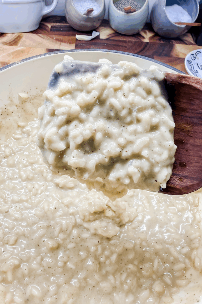 finished risotto